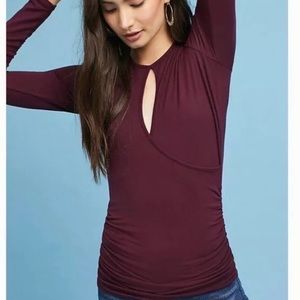 Anthropologie Keyhole Long sleeve